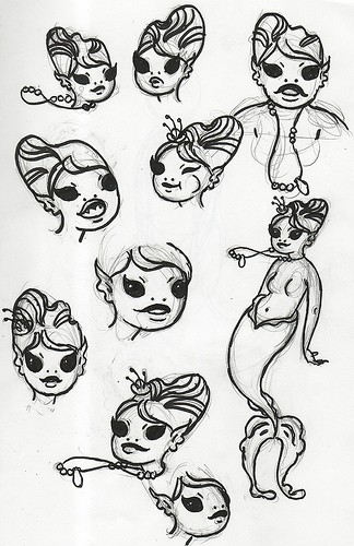 Mermaids in Marker