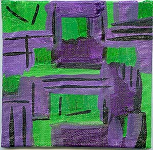 purple and green one