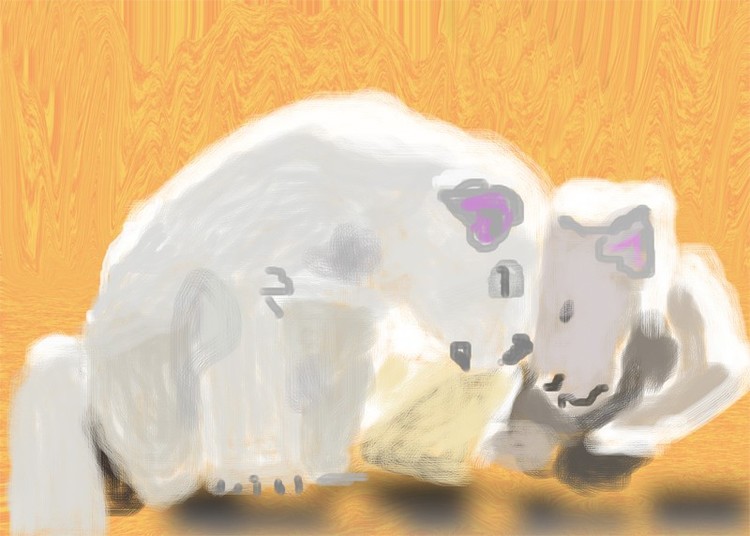 Polar cubs in Love (O795)