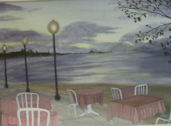 A quiet dinner in Aruba 