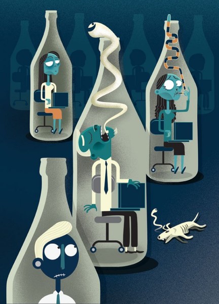Bottled office life