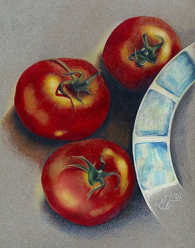 Tomatoes still life