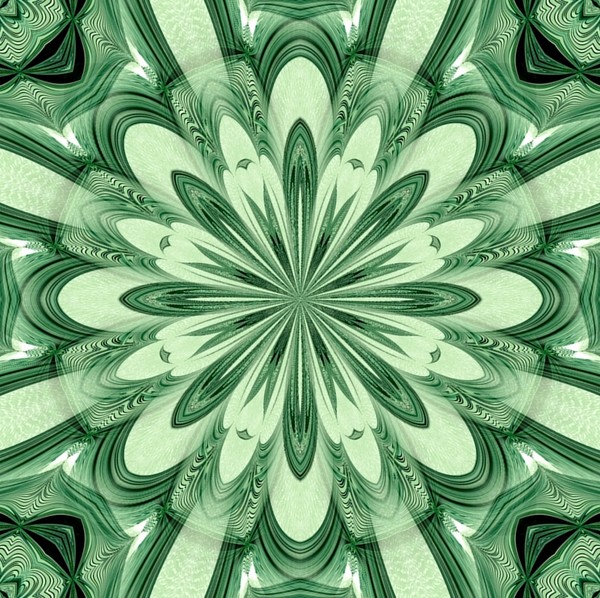 Kaleidoscope Of Green
