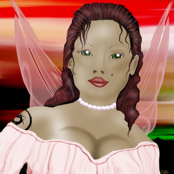 Fairy in flight