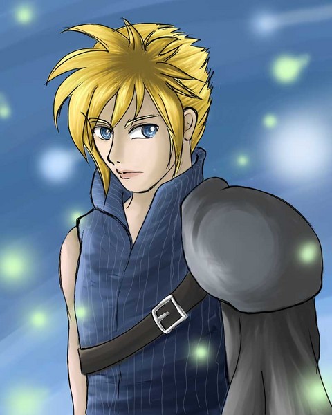 cloud fanart 1