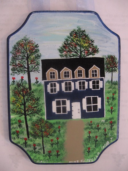 Paintings on Small Wooden Plaques
