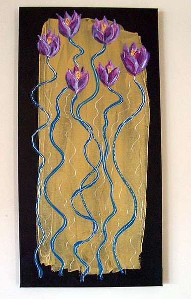 purple flowers