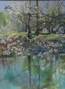 White blossoms