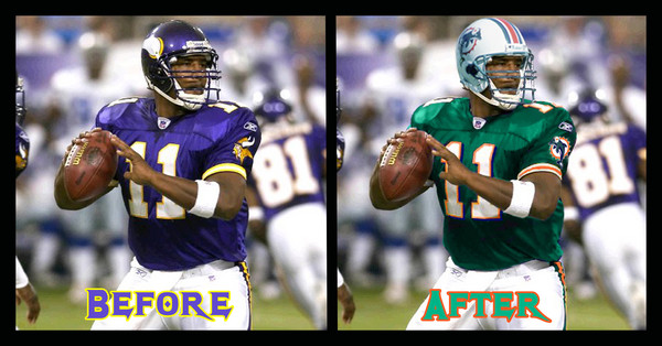 Vikings Daunte to Dolphins Daunte