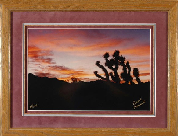 DUSK AT RED ROCK, NEVADA