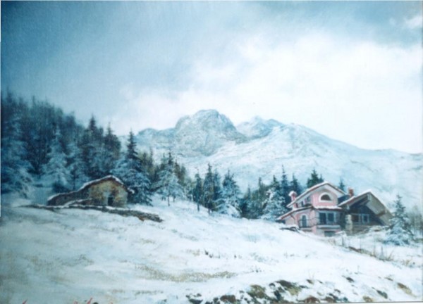 Winter In Alpine Moutains