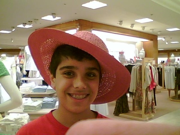 Danny in an Orange hat!