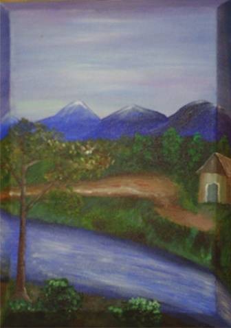 Casa com rio