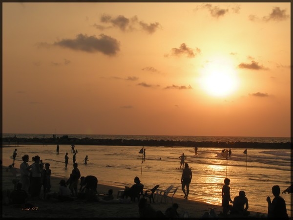Evening at the beach