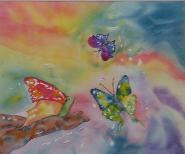 Butterflies on the Pond