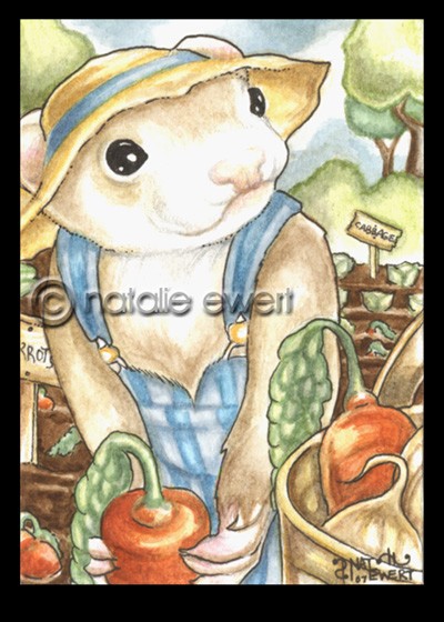 The Ferret Veggie Garden