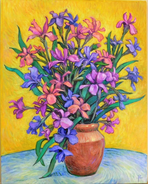 Irises 28x22 2