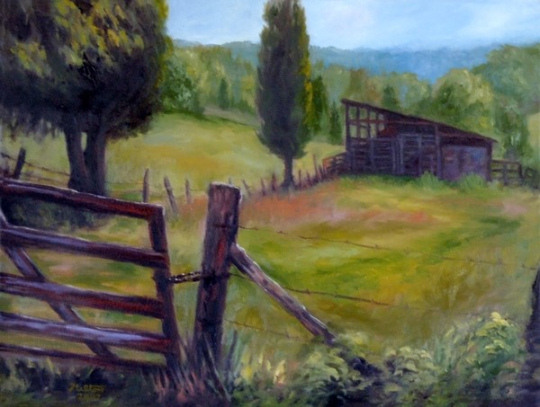 Old Barn In Ripley