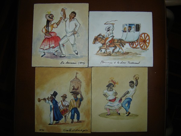 copy of customs Lima in 1830 ¨Pancho Fierro¨