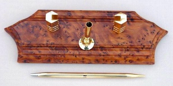 Thuyawood Burl Desk Set