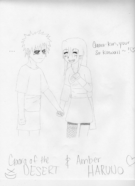 Little Amber and Gaara
