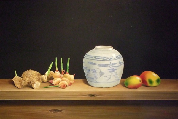 Gemberpot met gember