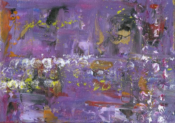 Original Abstract - Sanctuary - 5x7