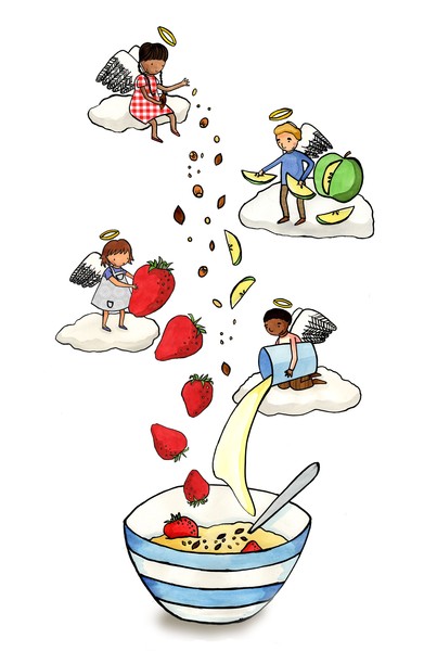 Illustration for a Children's Cookery Book