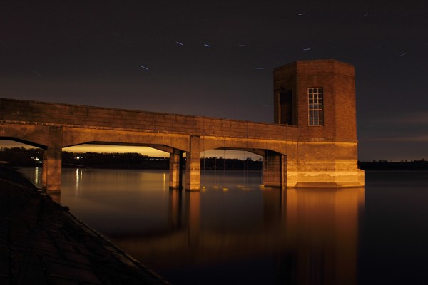 Night Water Tower