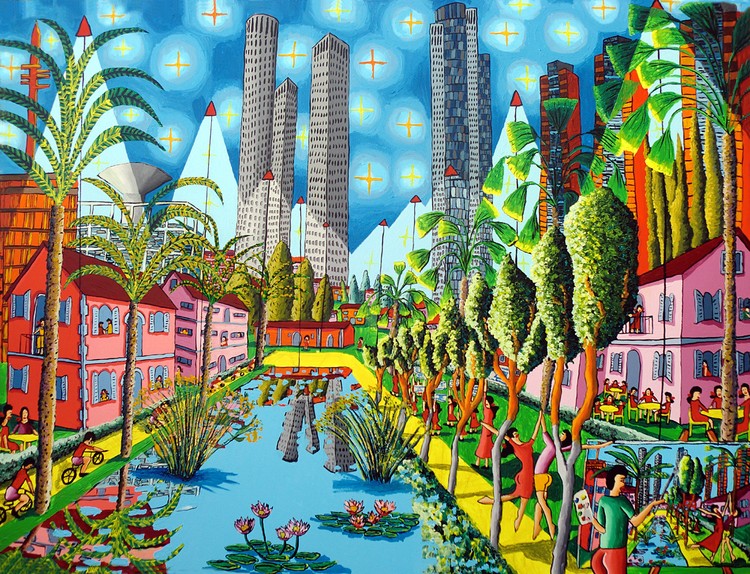 the colors i love to use in my naive art painting  raphael perez artist statement biography 