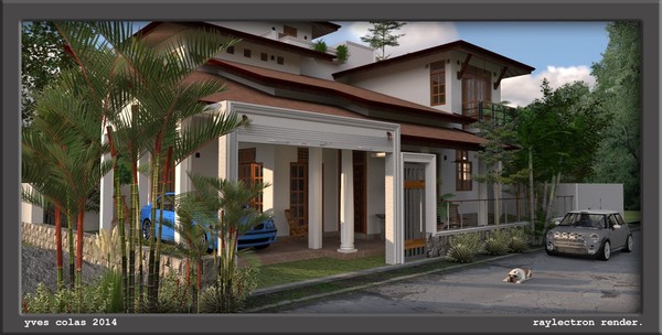 modern villa in srilanka.