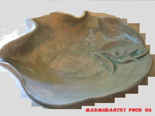 Celedon floral in Porcelain