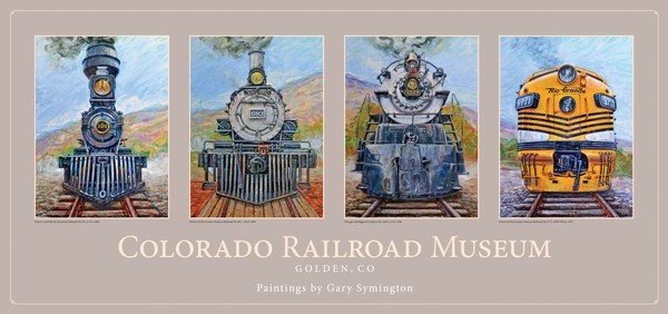 Colorado RR Museum Quadtych