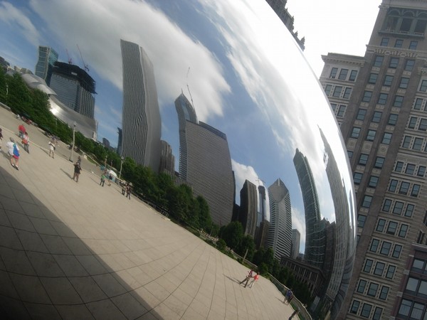 The Millennium Park of Chicago, usa, Illinois