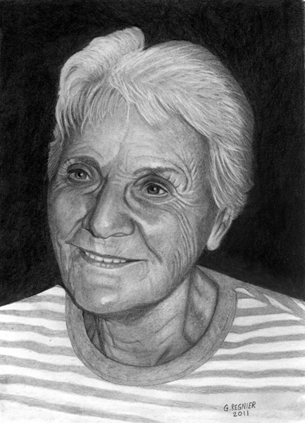 Mum in graphite
