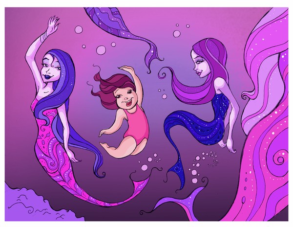 Swimming with Mermaids  (For Sale)
