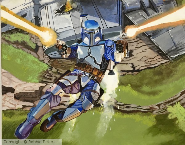 Jango Fett Painting