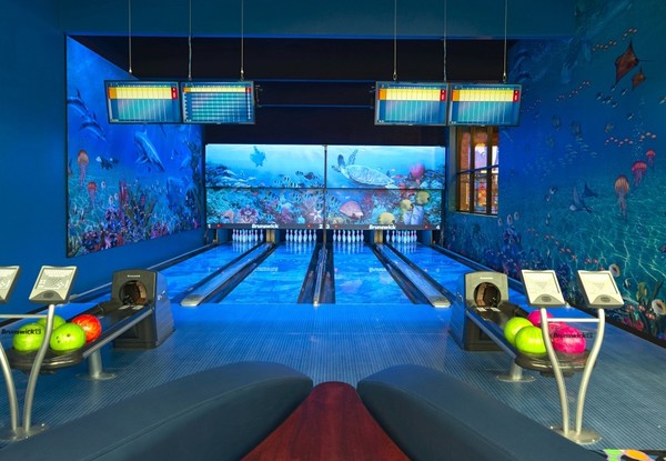 Interior Space for Digital Murals ~Bowling Alley