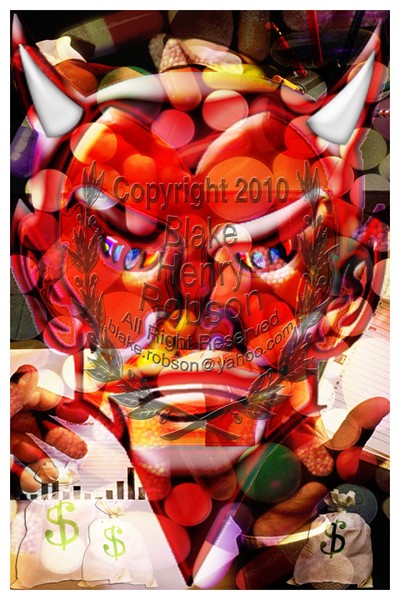 Dealing with the devil collage