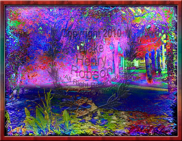 Ames Park Ormond Beach Florida Collage Art