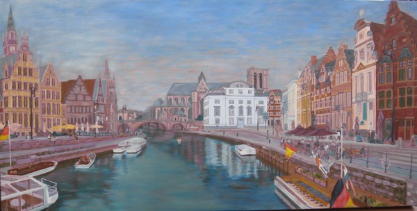 Ghent, Graslei & Korenlei