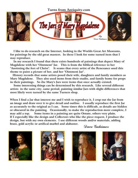 the Jars of Mary Magdalene story