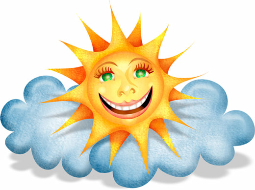 Today's Weather: Mostly Happy
