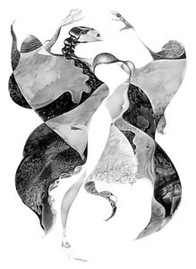WOMAN - BUTTERFLY