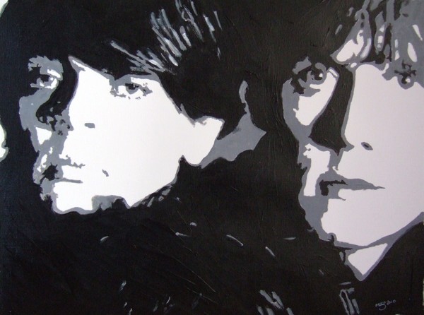Mani & John Squire Original Painting