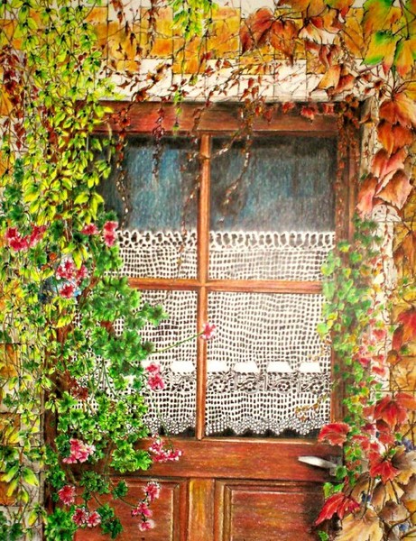 Old door in France