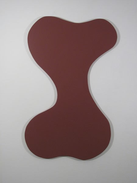Untitled (shape#10),(maroon)