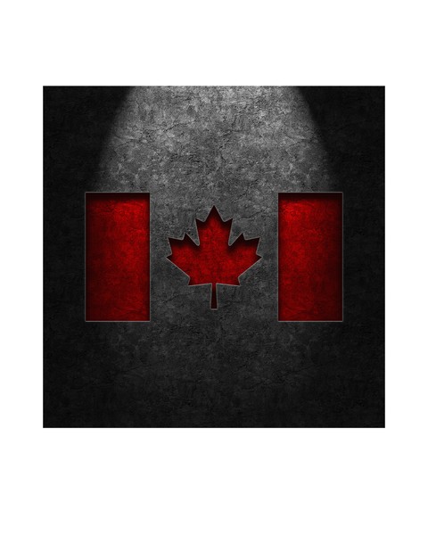 Canadian Flag Stone Texture
