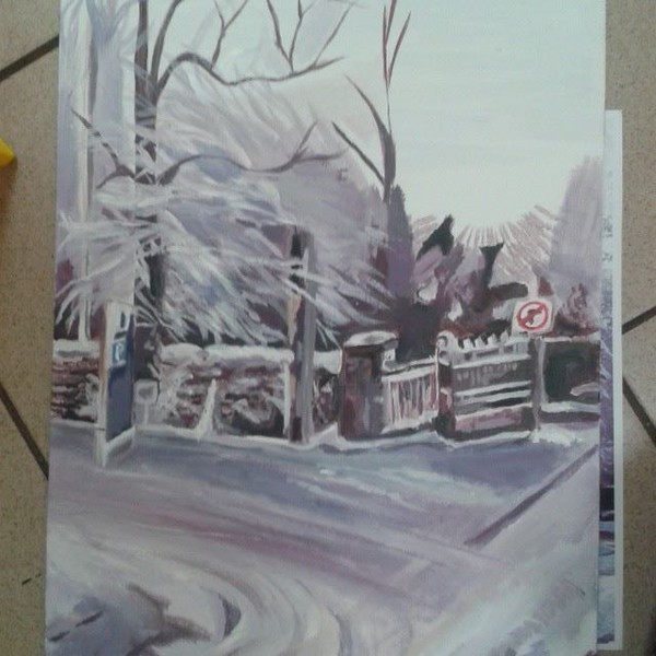 snowy landscape