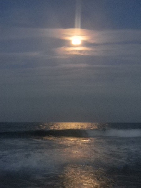 Night on the beach